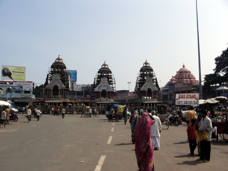 The temple cars, Puri
