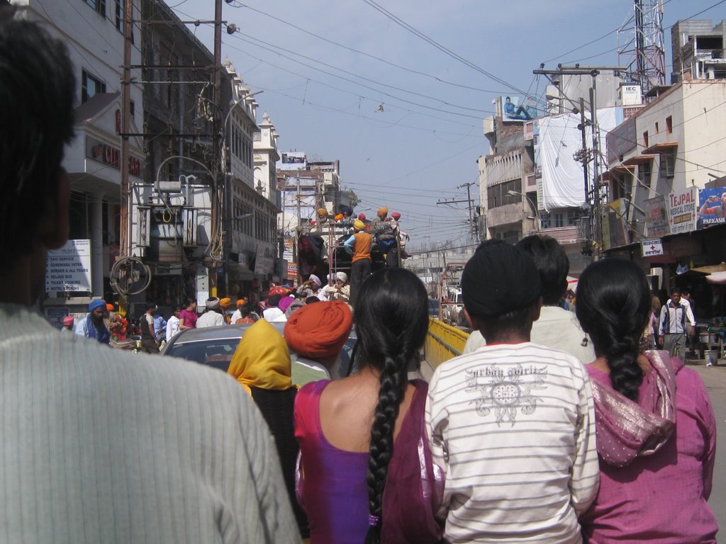 Calle en Amritsar