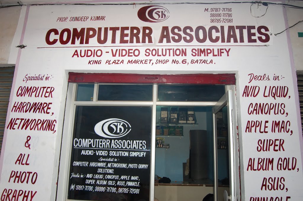 S.K COMPUTERR ASSOCIATES, KING PLAZA MARKET SHOP NO 6 BATALA