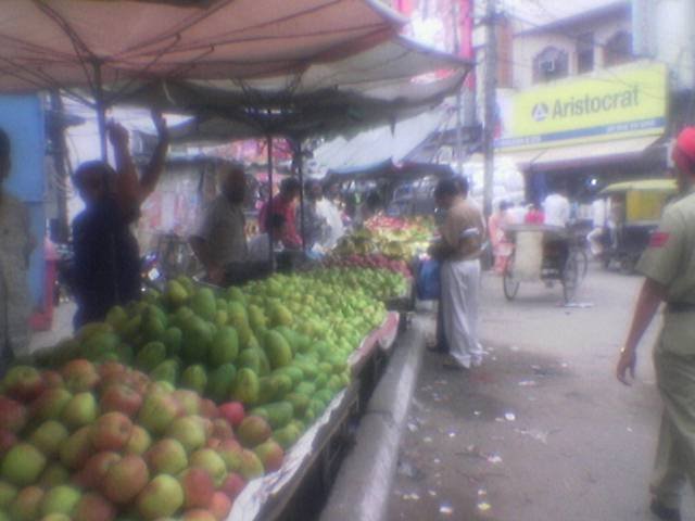 Street vendor at clock tower Ludhiana