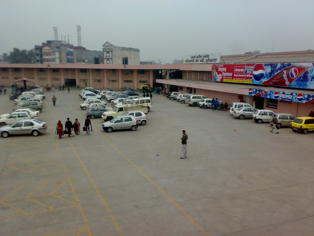 car parking at bus stand