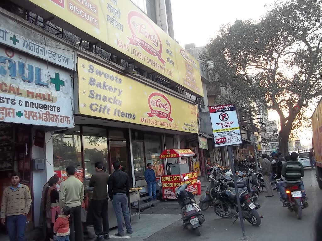 Busy Street at Ludhiana