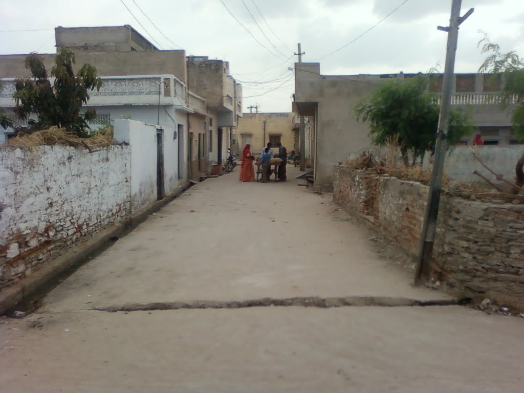 Vegetable vendore on street of Beawar