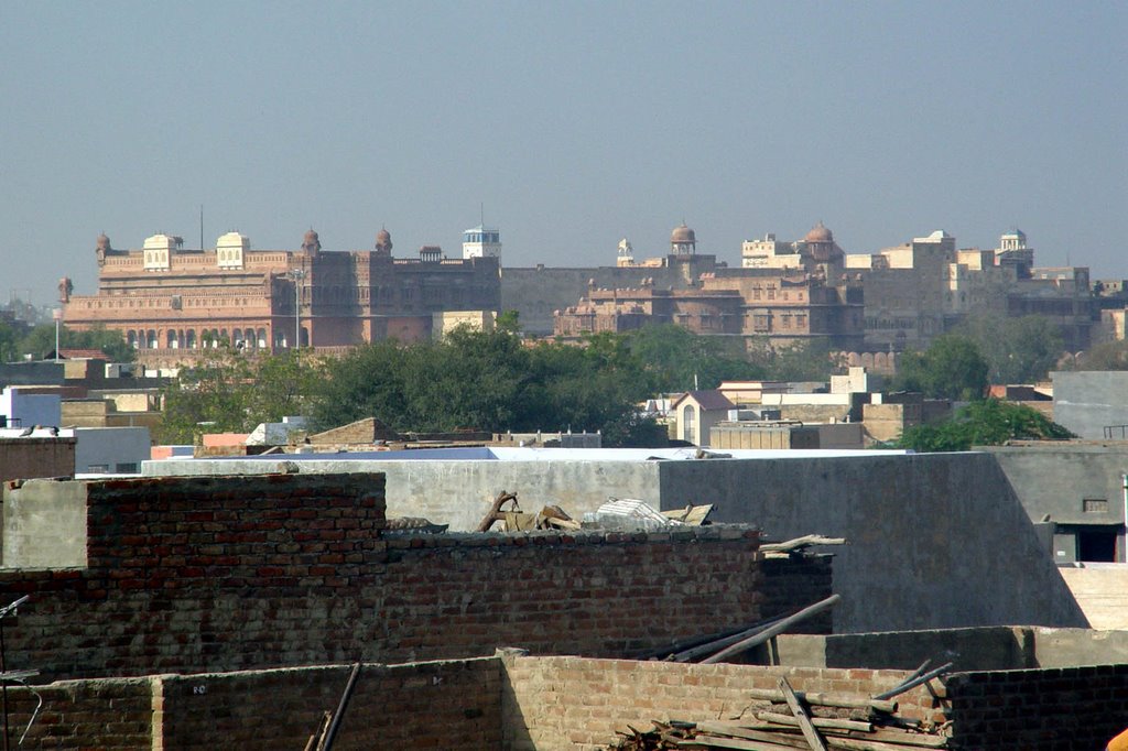 view on the fort in bikaner