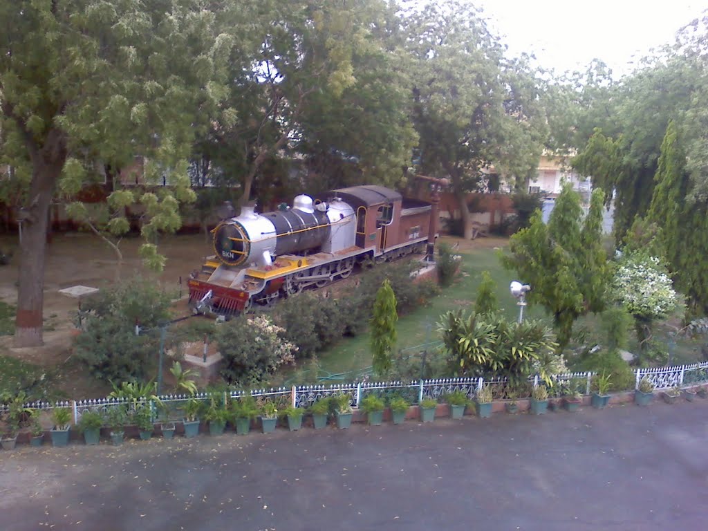 Steam Engine in DRM Office, Bikaner
