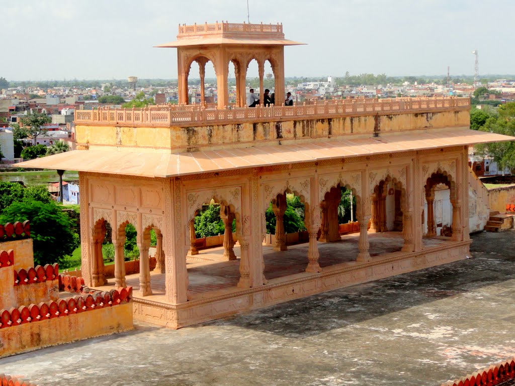 Enjoy the Panoramic View of Bharatpur from Kachahari Top, Lohagarh, Bharatpur