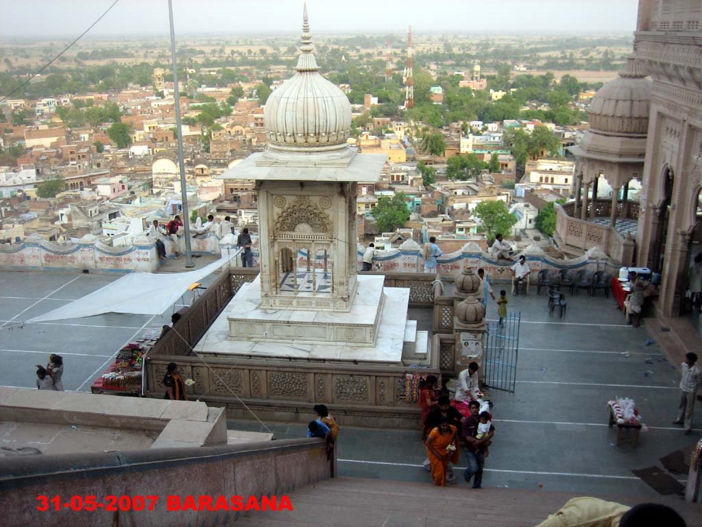 RADHARANI TEMPLE VEIW-BARASANA