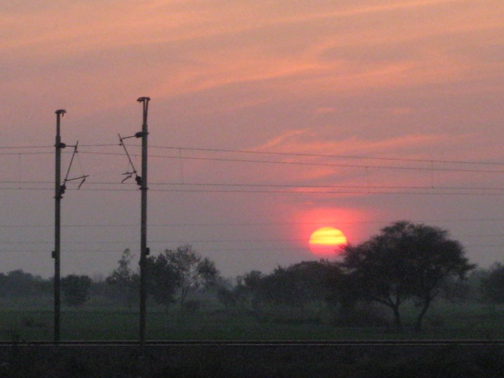 Sunset at Mathura
