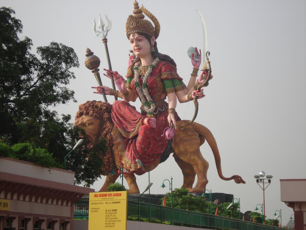 Vaishno devi murti in Mathura  India.