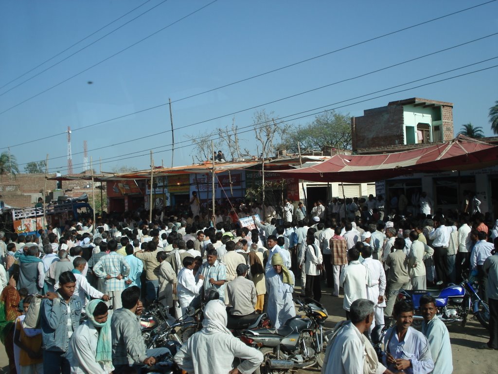 Election meeting, Agra uptown