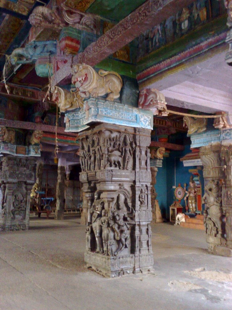 Ramaswamy Temple, Kumbakonam - Kirtan Mandapa - Pillar