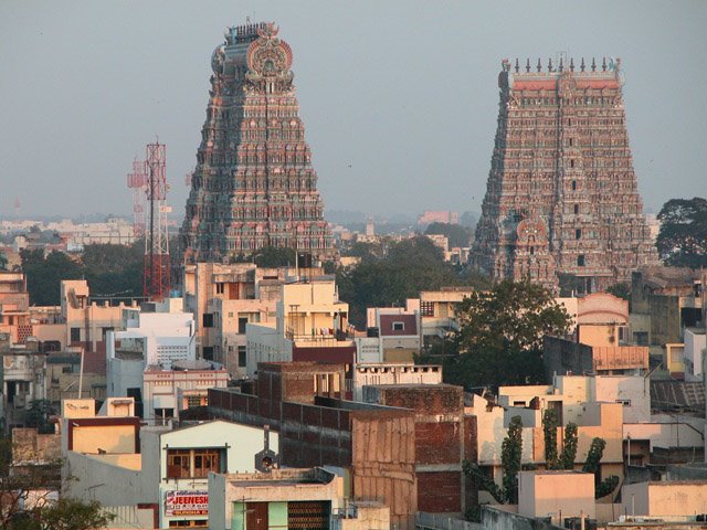 Madurai Skyline, Meenakshi-Sundareswarar temple
