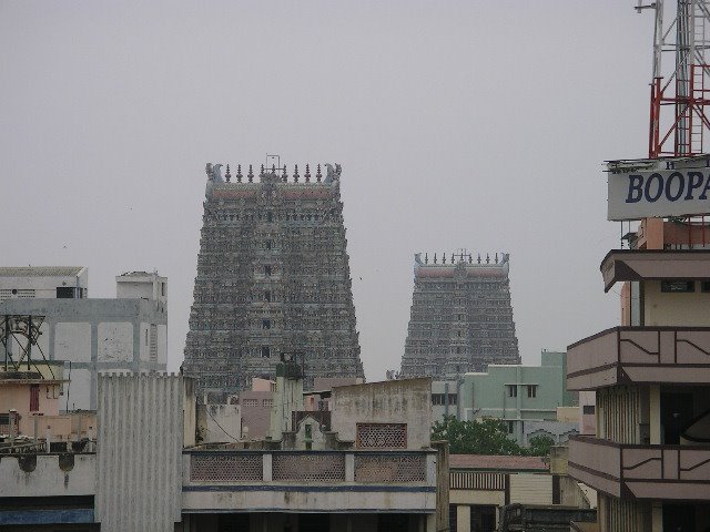Madurai, A Rooftop View