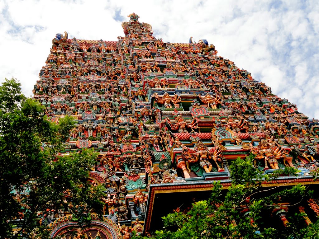 Sky High Entrace of Minakshi Temple, Madurai