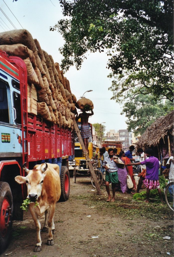 Au alentour du marché de madurai