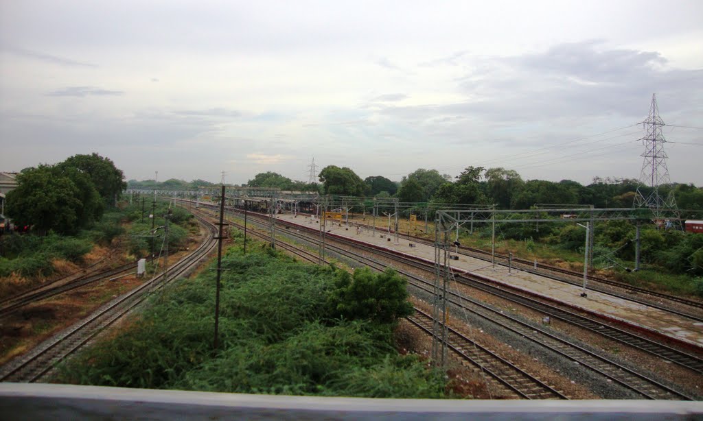 DSC03644   பொன்மலை ரயில் நிலையம்   PONMALAI  Station