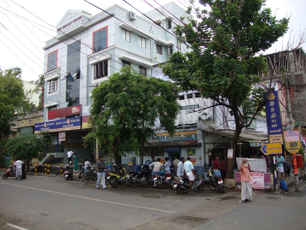 DSC03690  Shri Balaji Arcade - Indian Bank, KS Institute of Spoken English,10th cross road, Thillai Nagar