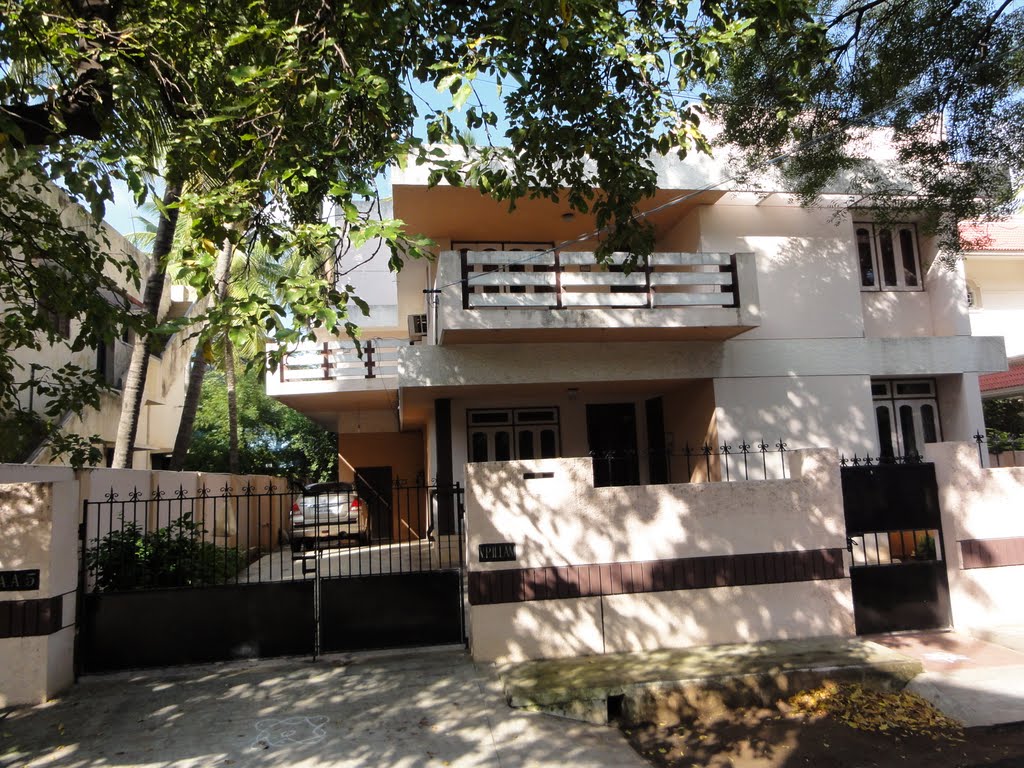 Mr. Thiyagarajahs House at Anna Nagar, Tennur.