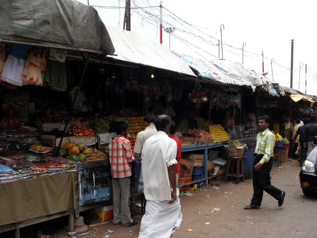 A market in Trichy, India
