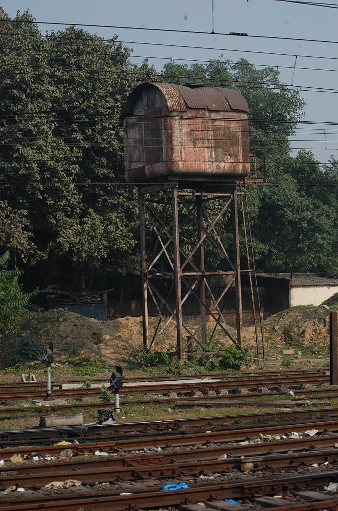 Dpak Malhotra, Water Tank, इलाहबाद रेलवे स्टेशन, Allahabad Junction, दिल्ली - बिहार - बंगाल - असम रेल मार्ग, उत्तर प्रदेश राज्य भारत, Uttar Pradesh, Bharat