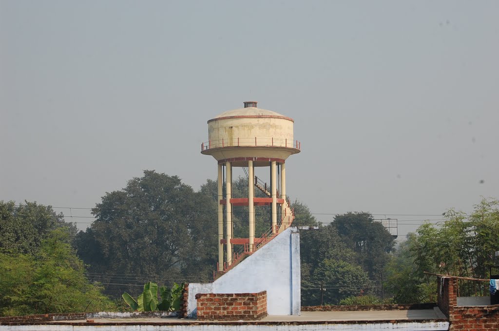 Dpak Malhotra, Water Tank, इलाहबाद रेलवे स्टेशन, Allahabad Junction, दिल्ली - बिहार - बंगाल - असम रेल मार्ग, उत्तर प्रदेश राज्य भारत, Uttar Pradesh, Bharat