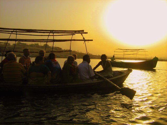 Sunset at Sangam : Allahabad