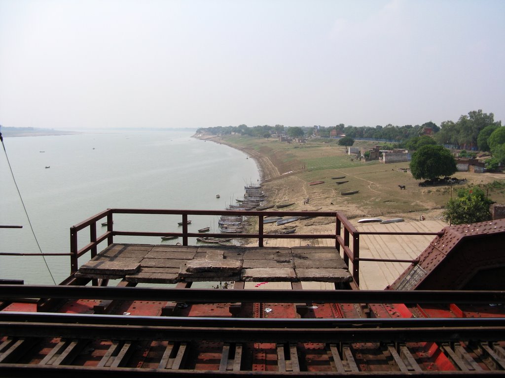 Yamuna River from Train