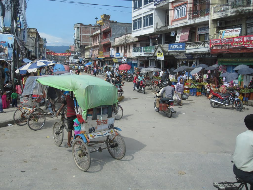 Driving thru Gorakhpur India 2010