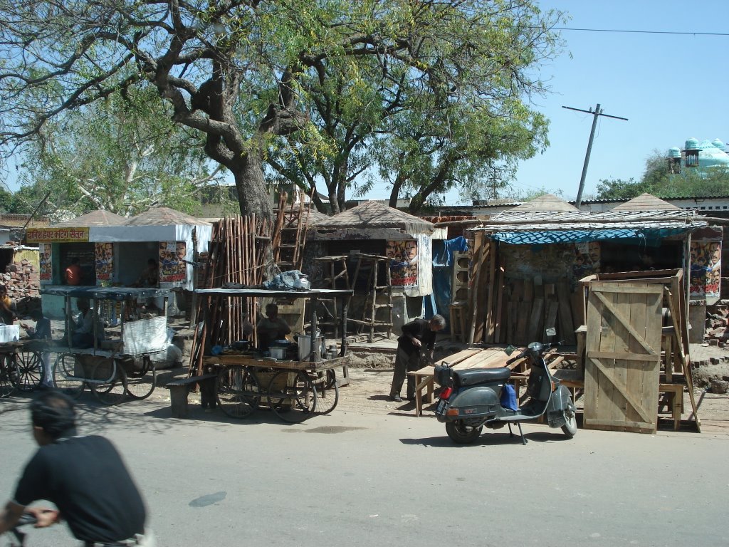 On the way to Agra