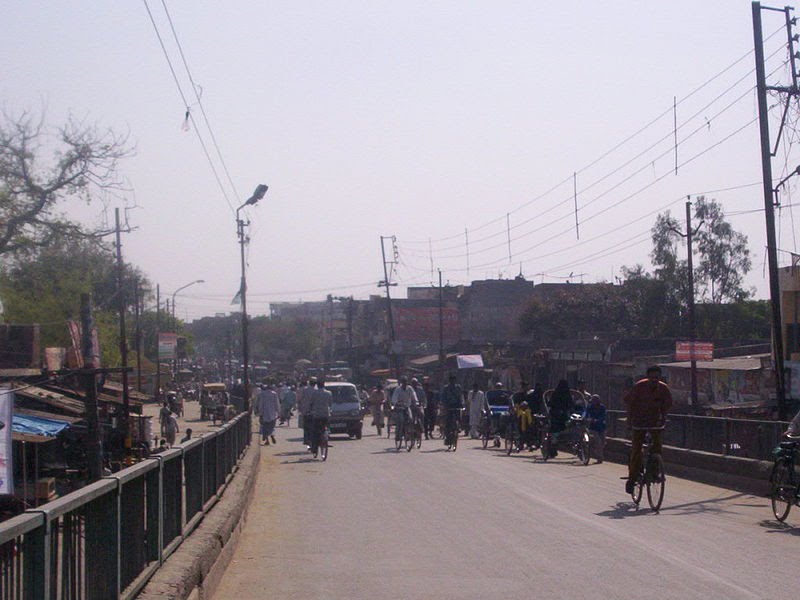 At Flyover from Sambhal Chowk to Karula