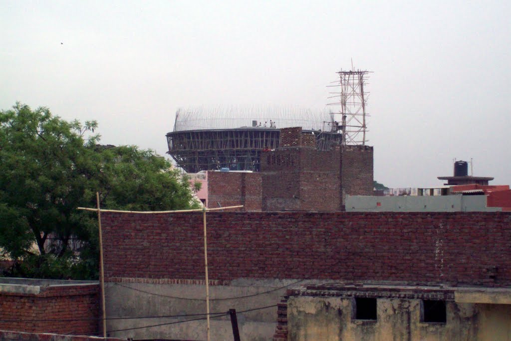 City water tank under construction