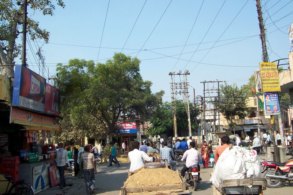 In front of Eid Gah