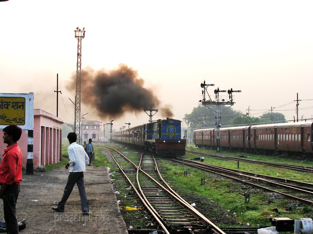 At Pilibhit Railway Station