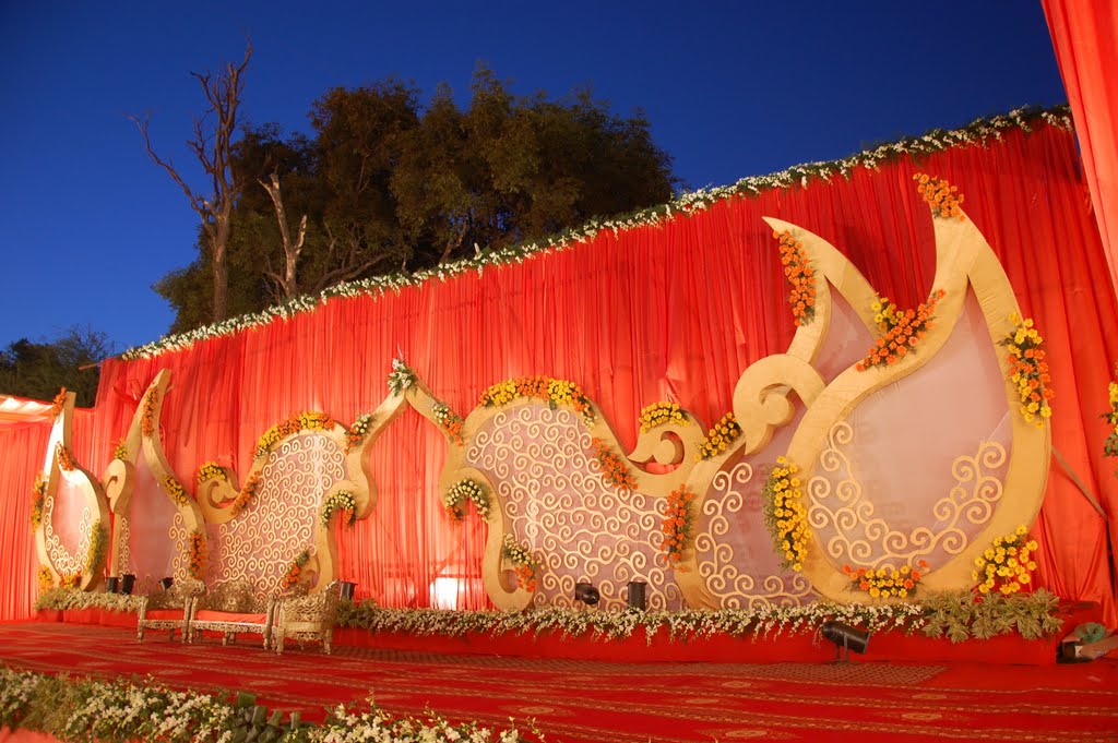 Wedding Stage by OM Caterers