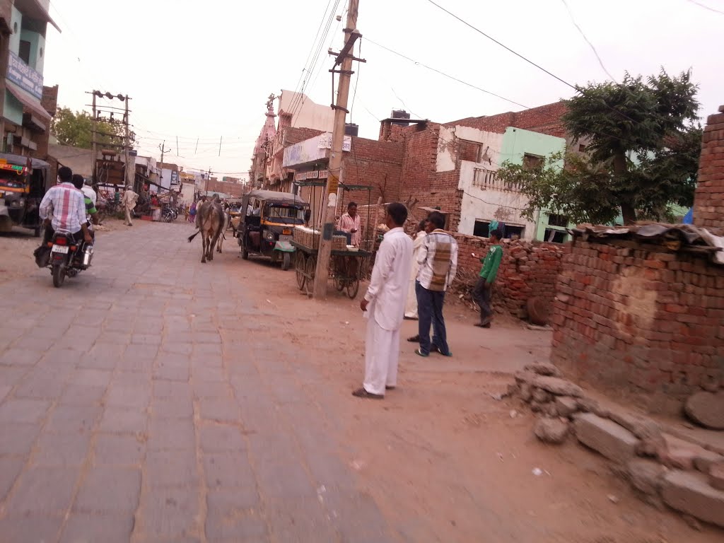 Road towards Dadri Gate at  Dhana Ladanpur - Bhiwani Road Dist. Bhiwani Haryana