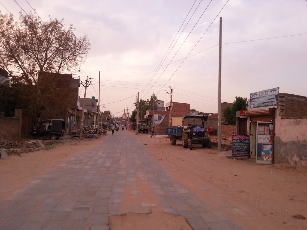 Road towards Dadri Gate at  Dhana Ladanpur - Bhiwani Road Dist. Bhiwani Haryana