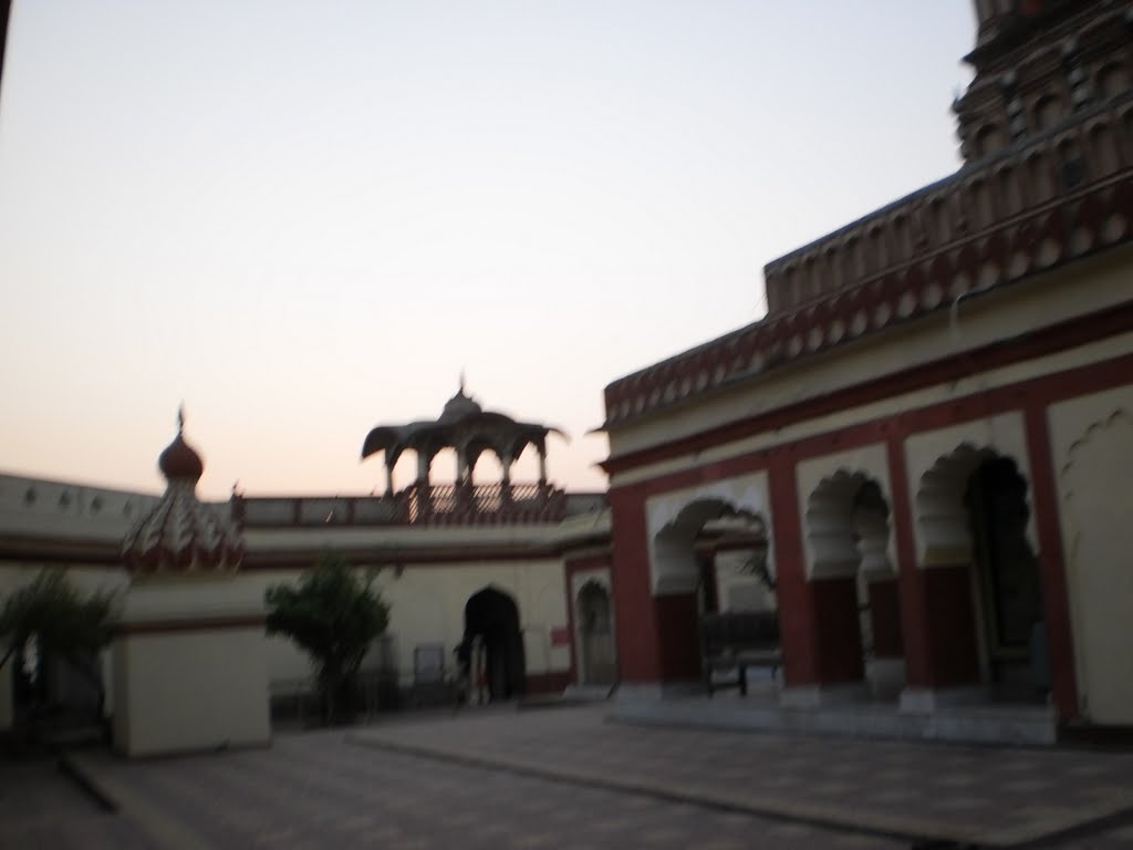 Canopy on gate Parvati Temple.
