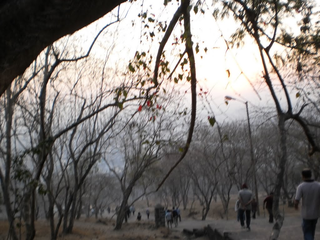 Parvati Stairs at sunrise.