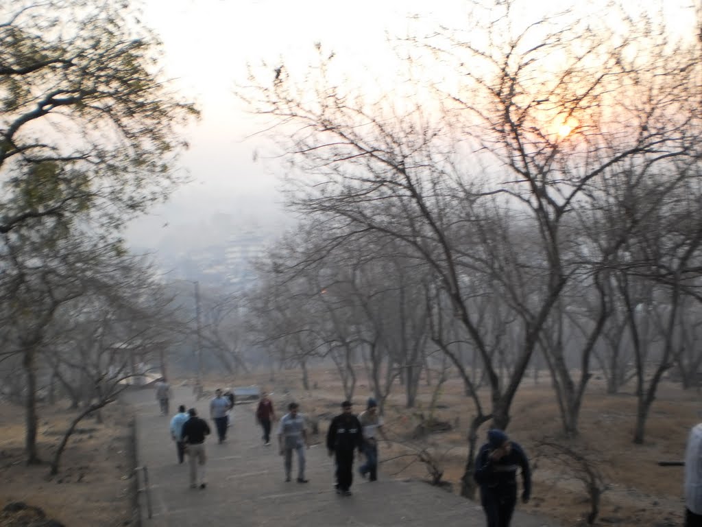 Parvati Stairs at sunrise.