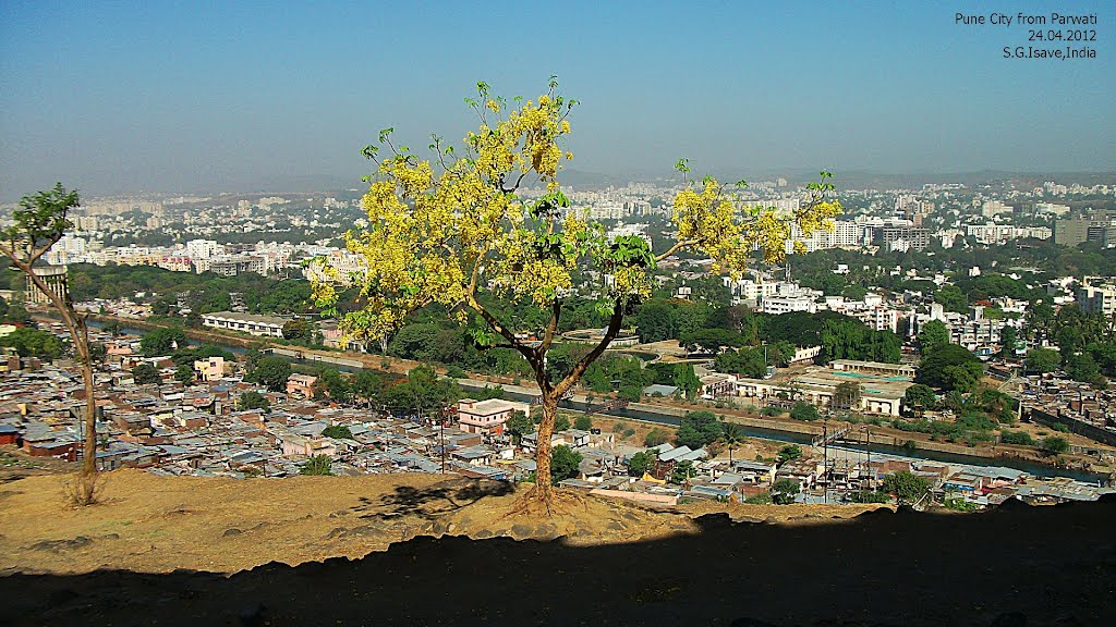 Pune city from Parwati