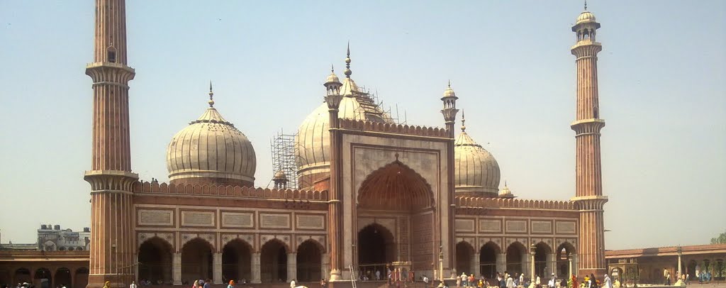 Jama Mosque in New Delhi-مسجد جامع دهلی نو-taken by self phone