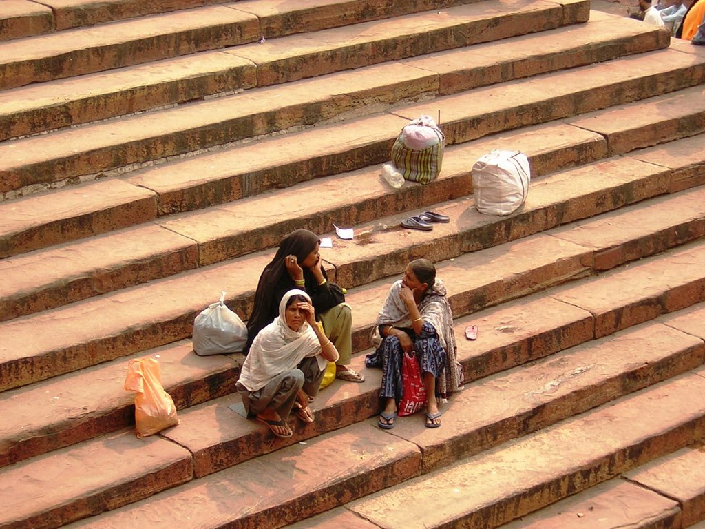 Delhi - Jama Masjid - vista laterale