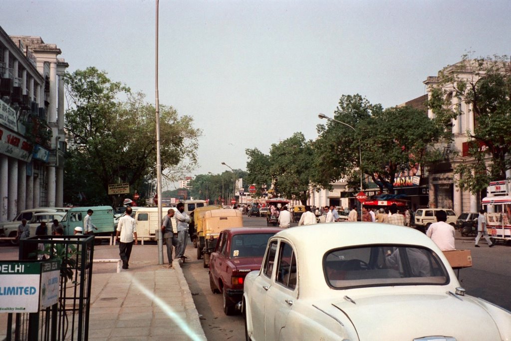 Delhi street, 1995
