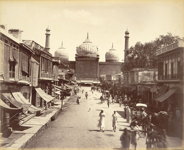 Chawri Bazar in 1870