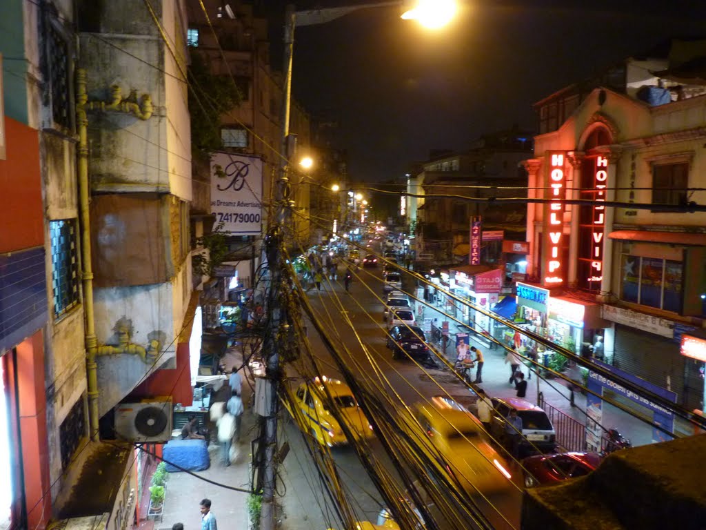Night view, Mirza Galib Street 2010