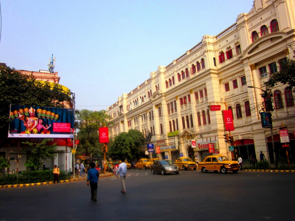 Square front of Music world , Park street kolkata