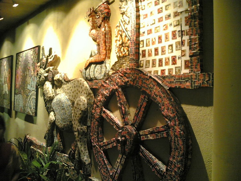 Puja Pandal of Stamps