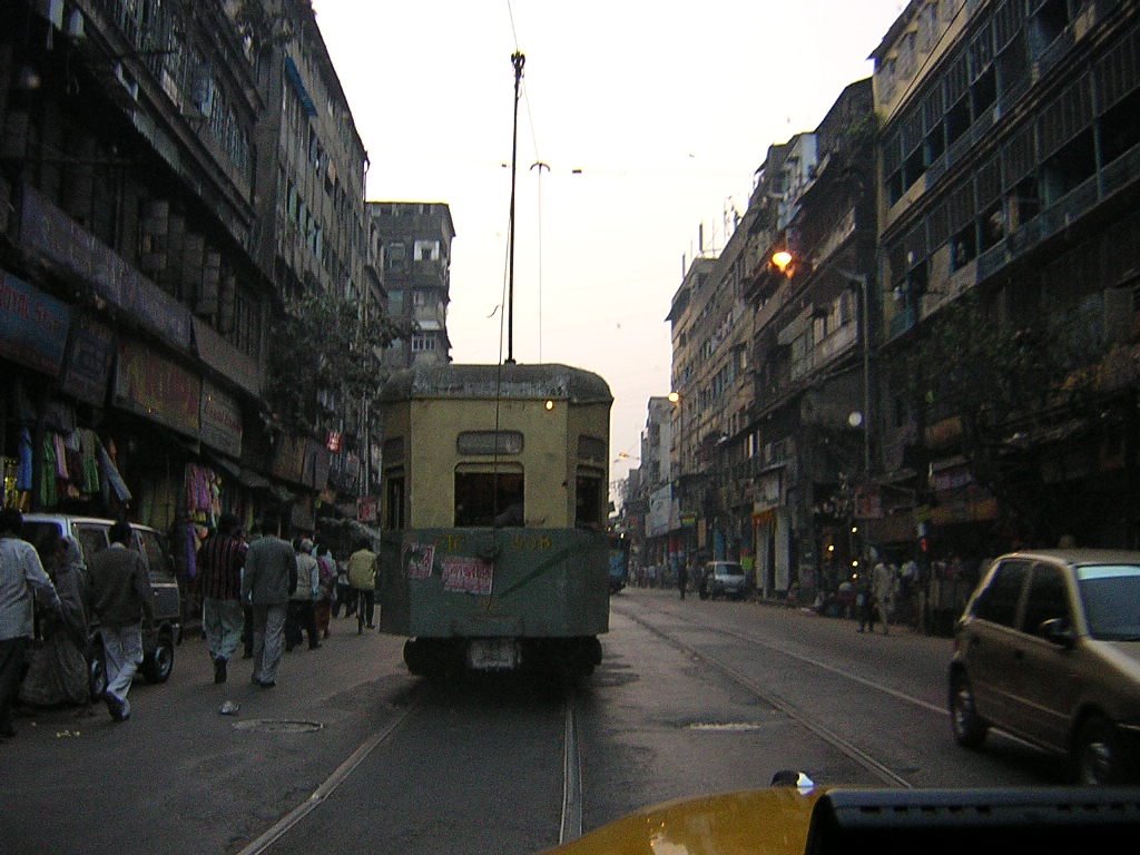 Tram on M.G. Road, Kolkata, India © Bipul Keshri