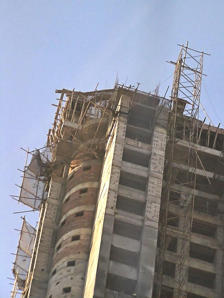 Bamboo scaffolding