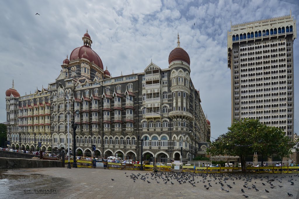 The Taj Mahal Palace Hotel Mumbai. by H. Subhash
